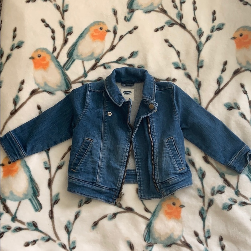 TODDLERS DENIM MOTO JACKET 🌼